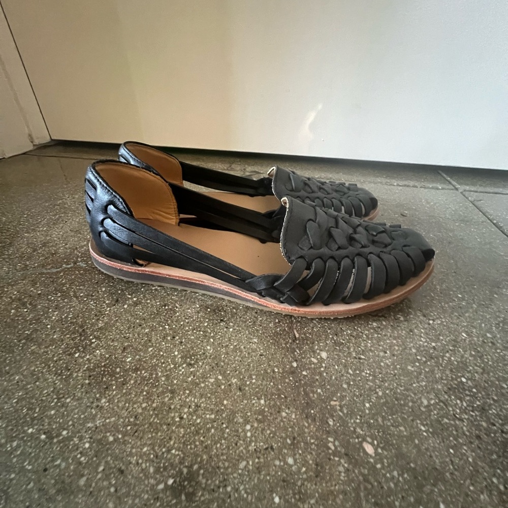 Nisolo Huarache Sandal - Black